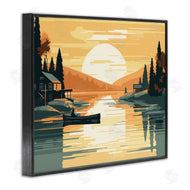 Ziwei Li | Sunrise Lake Scenery