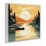 Ziwei Li | Sunrise Lake Scenery
