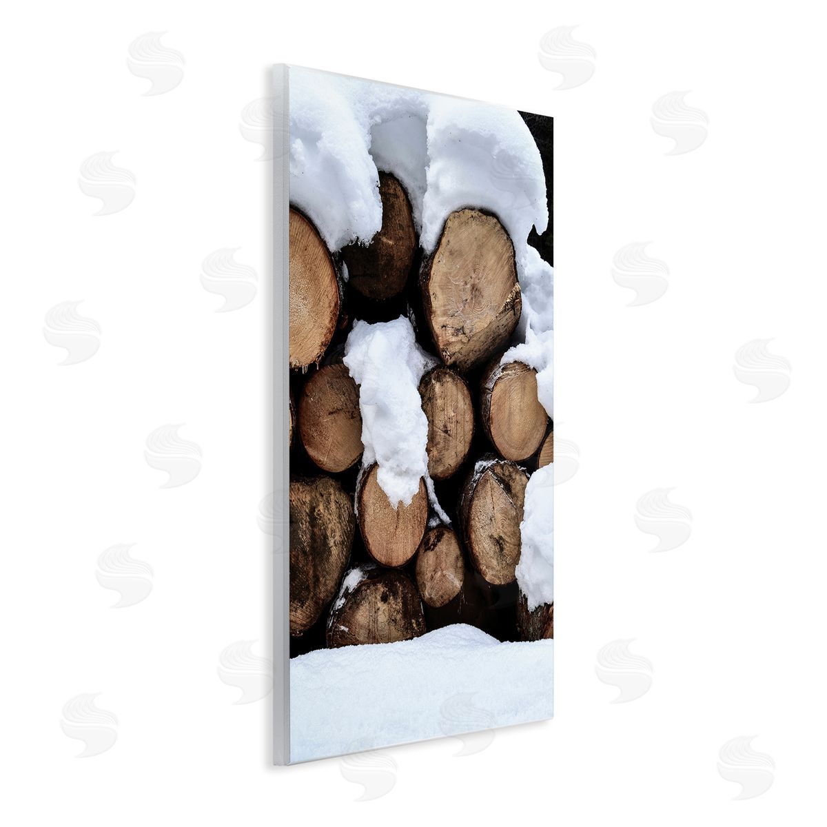 Incado Winter Snowy Logs Wall Plaque Artside_