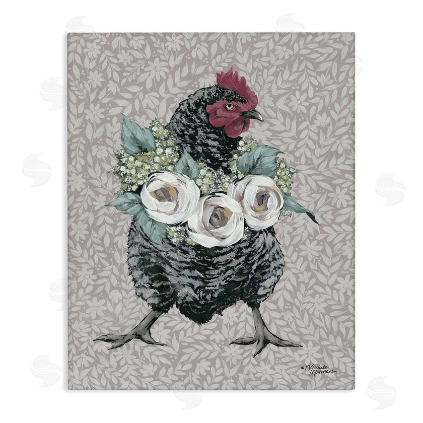 Michele Norman | Floral Patterned Hen