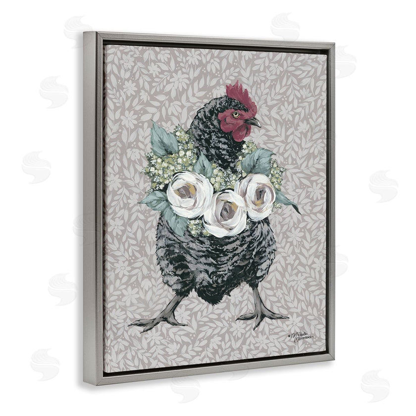 Michele Norman | Floral Patterned Hen