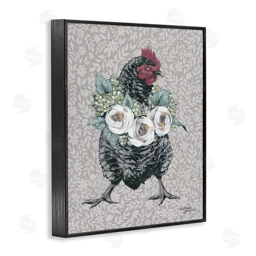 Michele Norman | Floral Patterned Hen