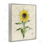 Julie Norkus | Vintage Sunflower Painting