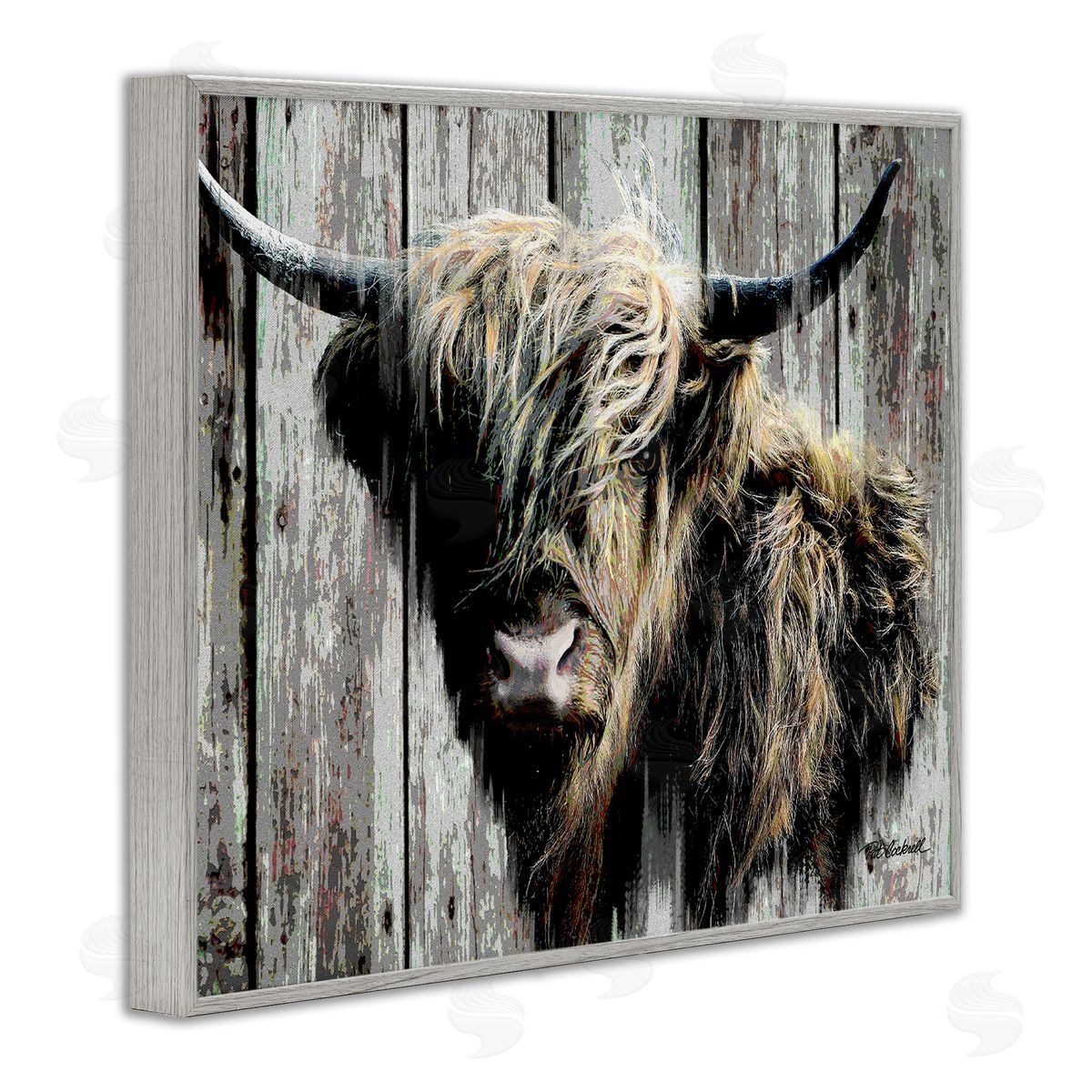 Pat Cockrell | Rustic Cattle Portrait
