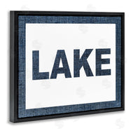 Stupell Studio | Minimal Lake Phrase