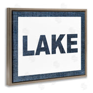 Stupell Studio | Minimal Lake Phrase