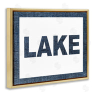 Stupell Studio | Minimal Lake Phrase