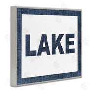 Stupell Studio | Minimal Lake Phrase