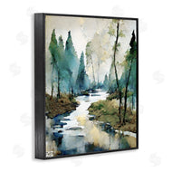 Ray Powers | Watercolor Creek Landscape