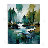 Ray Powers | Woodland Creek Painting