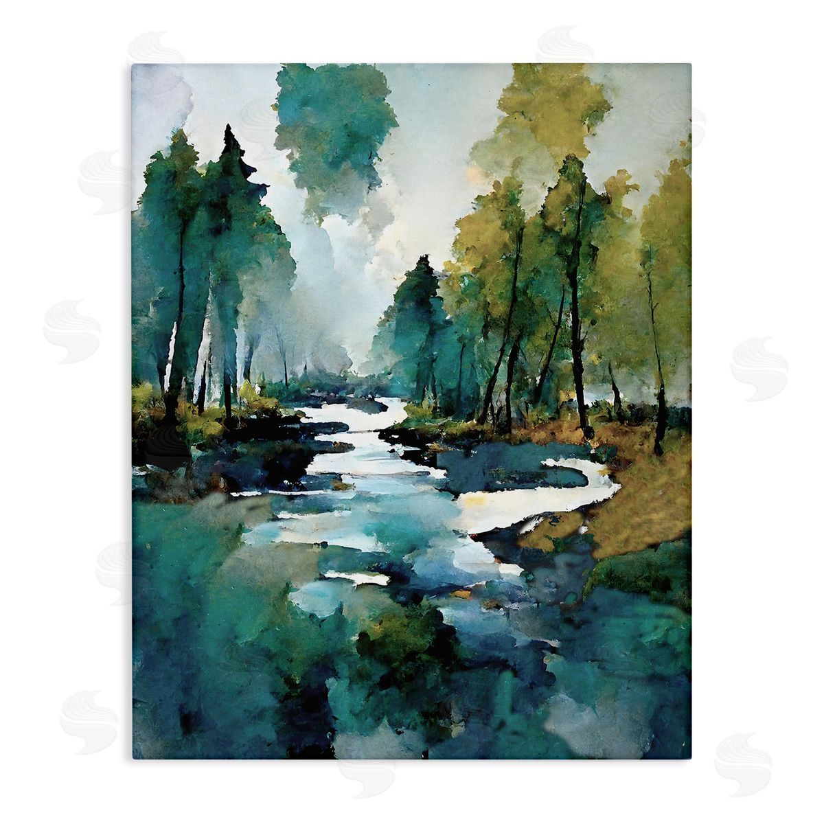 Ray Powers | Woodland Creek Painting