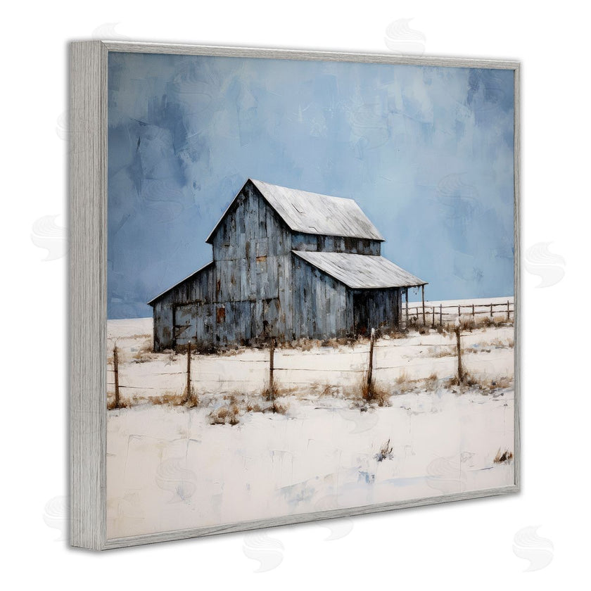 Ray Powers | Winter Barn Landscape