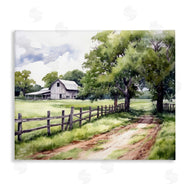 Ray Powers | Countryside Cottage Painting