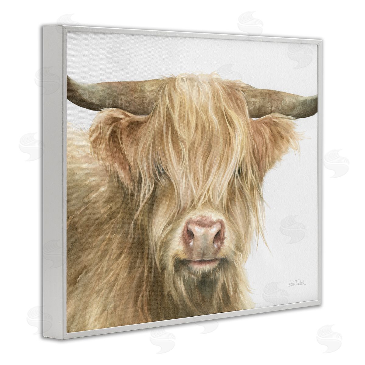 Leslie Trimbach | Longhorn Cattle Painting