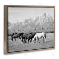 Daniel Sproul | Horses Grazing by Mountains