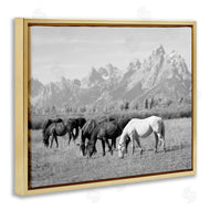 Daniel Sproul | Horses Grazing by Mountains