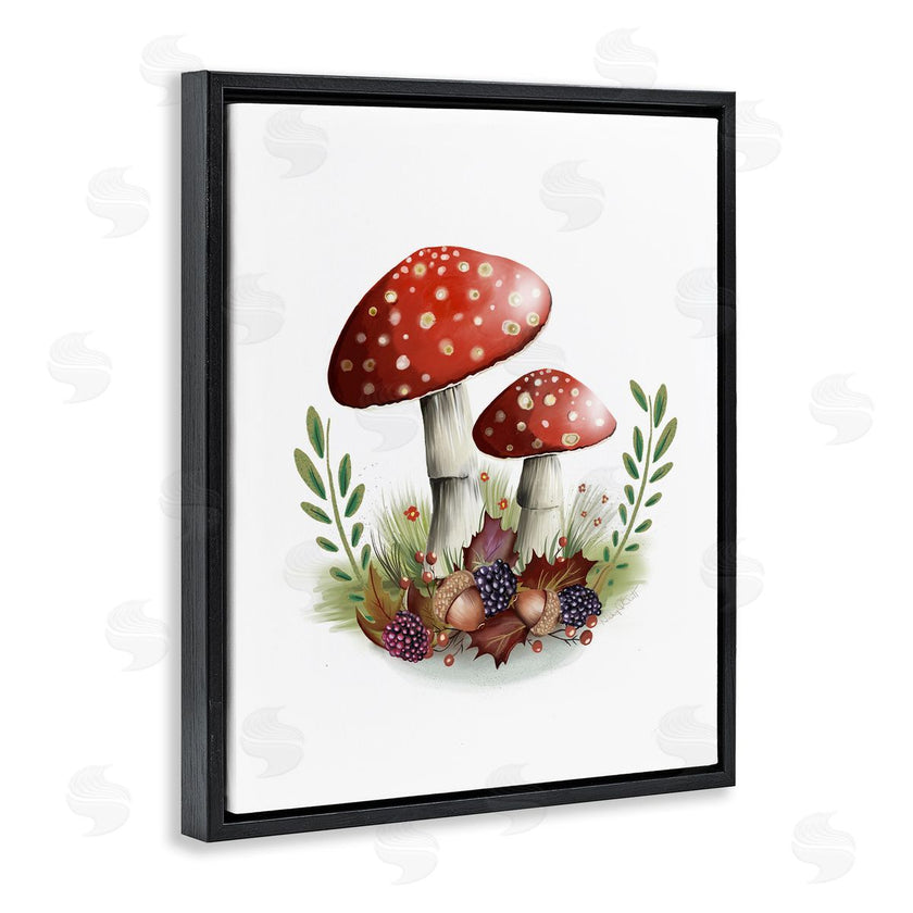 Studio Q | Red Mushrooms & Acorns