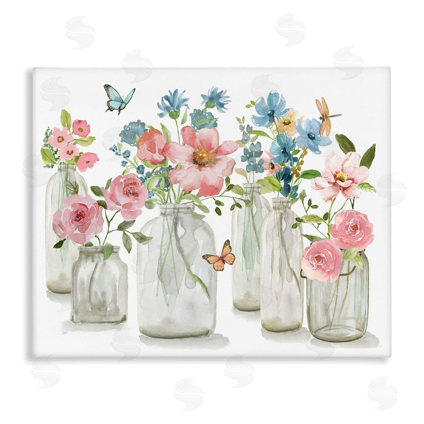 Nan | Pink & Blue Flowers