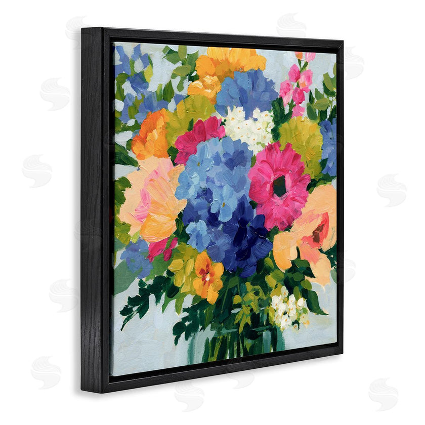 Victoria Barnes | Modern Blue & Pink Bouquet