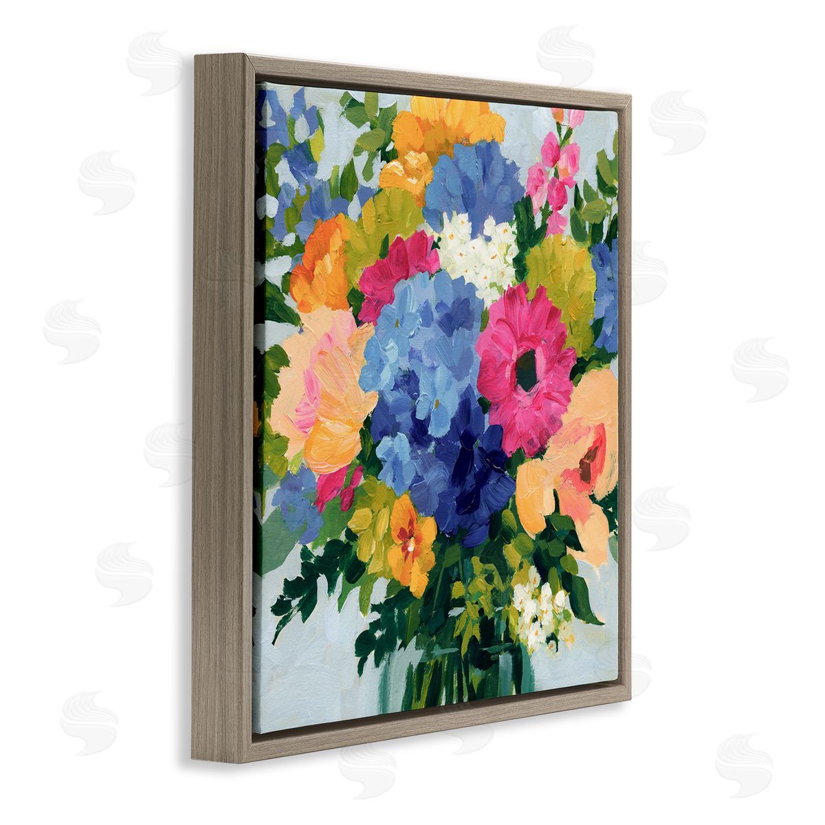 Victoria Barnes | Modern Blue & Pink Bouquet