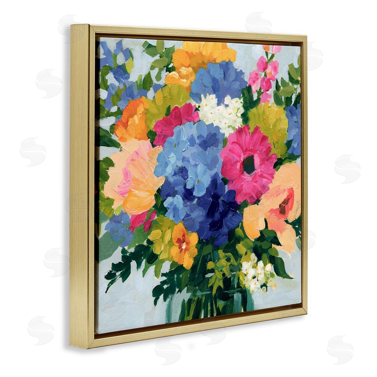Victoria Barnes | Modern Blue & Pink Bouquet