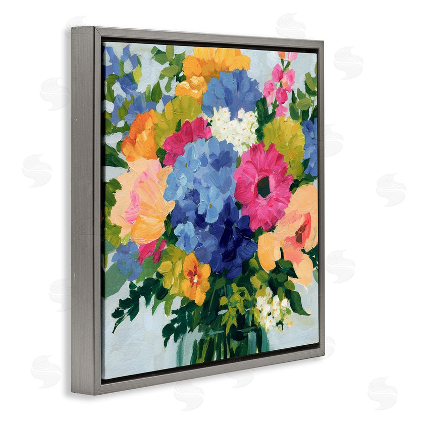 Victoria Barnes | Modern Blue & Pink Bouquet