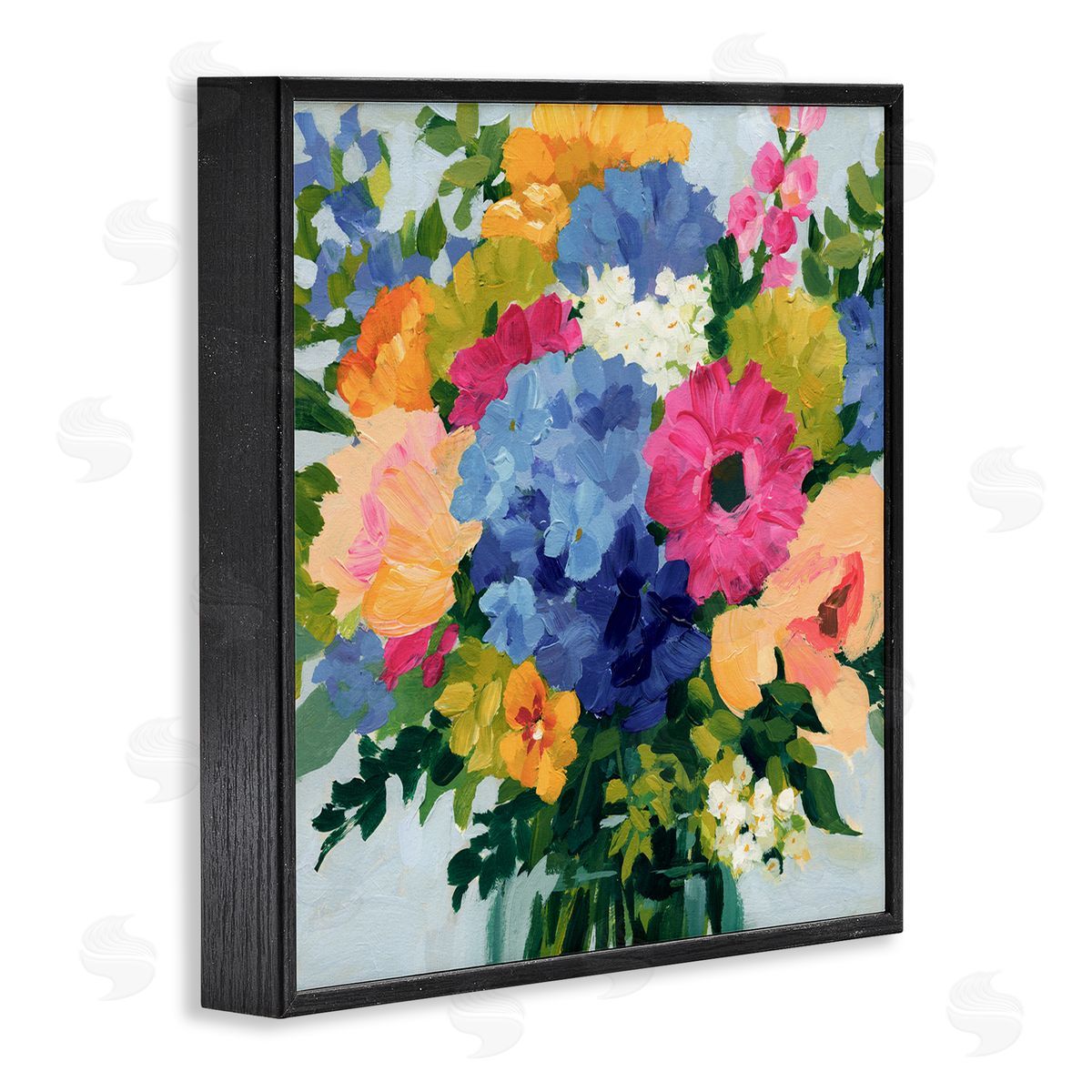 Victoria Barnes | Modern Blue & Pink Bouquet