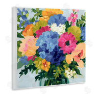 Victoria Barnes | Modern Blue & Pink Bouquet