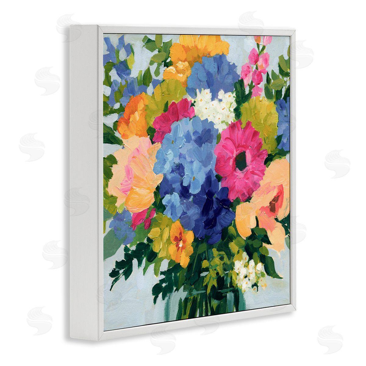 Victoria Barnes | Modern Blue & Pink Bouquet