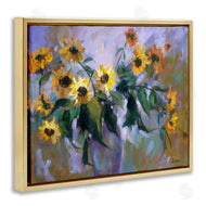 Alexi Fine | Purple Sunflowers Painting