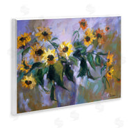 Alexi Fine | Purple Sunflowers Painting
