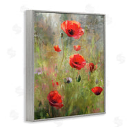 Enrico McGarrigle | Abstract Red Poppies