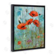 Enrico McGarrigle | Poppy Meadow on Blue