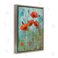 Enrico McGarrigle | Poppy Meadow on Blue