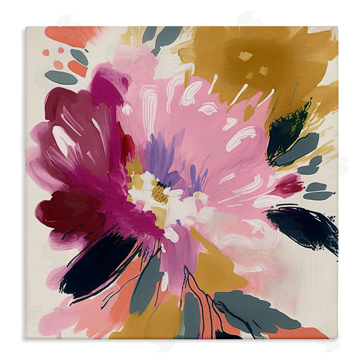 Andrea Haase | Purple Abstract Floral