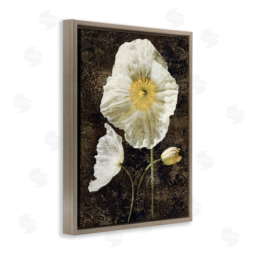 John Seba | Rustic White Poppies