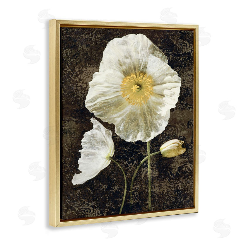 John Seba | Rustic White Poppies