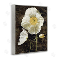 John Seba | Rustic White Poppies