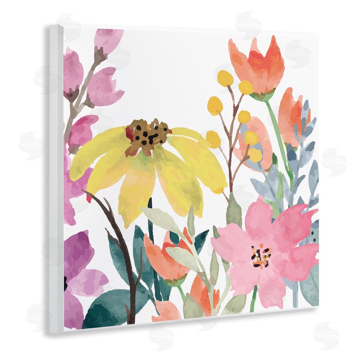 Kim Allen Soft Floral Garden Wall Plaque Artside_