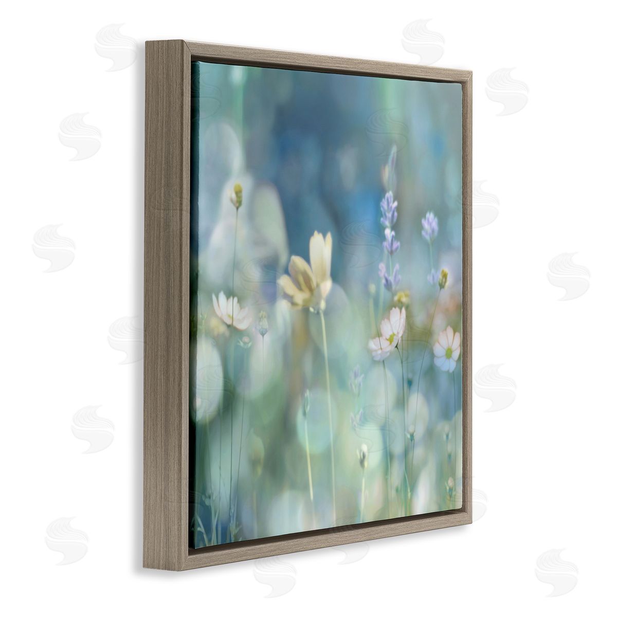 Kate Carrigan Garden Floral Photography Brown Floater Frame Canvas Artside_