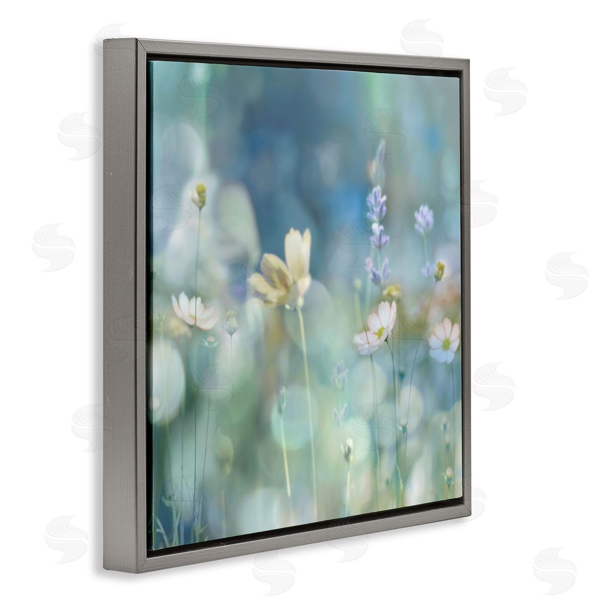 Kate Carrigan Garden Floral Photography Gray Floater Frame Canvas Artside_