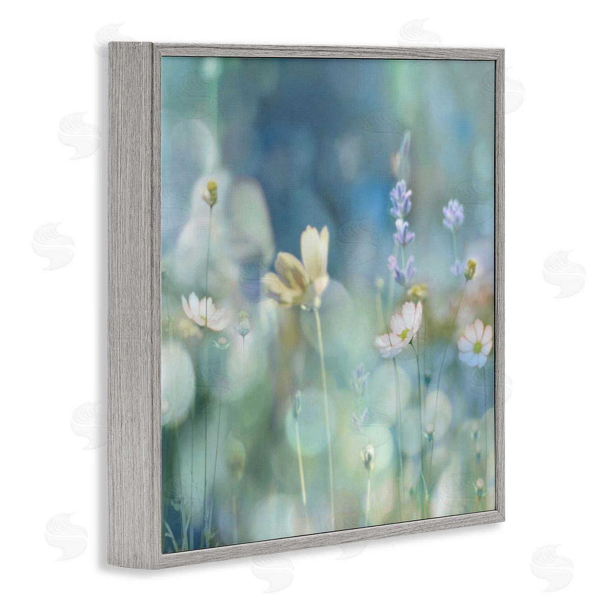 Kate Carrigan Garden Floral Photography Gray Framed Giclee Wall Artside_