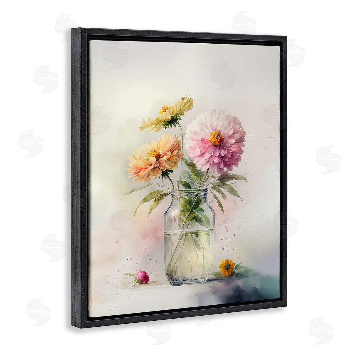 Leah McLean | Pink & Yellow Dahlias