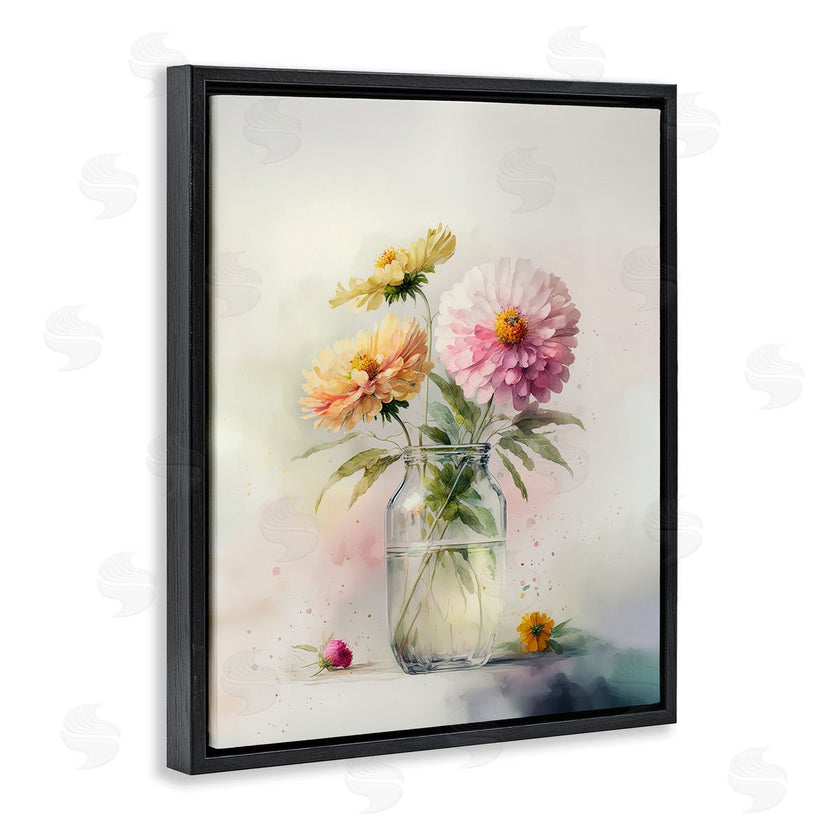Leah McLean | Pink & Yellow Dahlias
