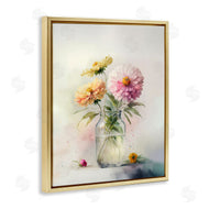 Leah McLean | Pink & Yellow Dahlias