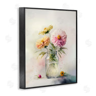 Leah McLean | Pink & Yellow Dahlias