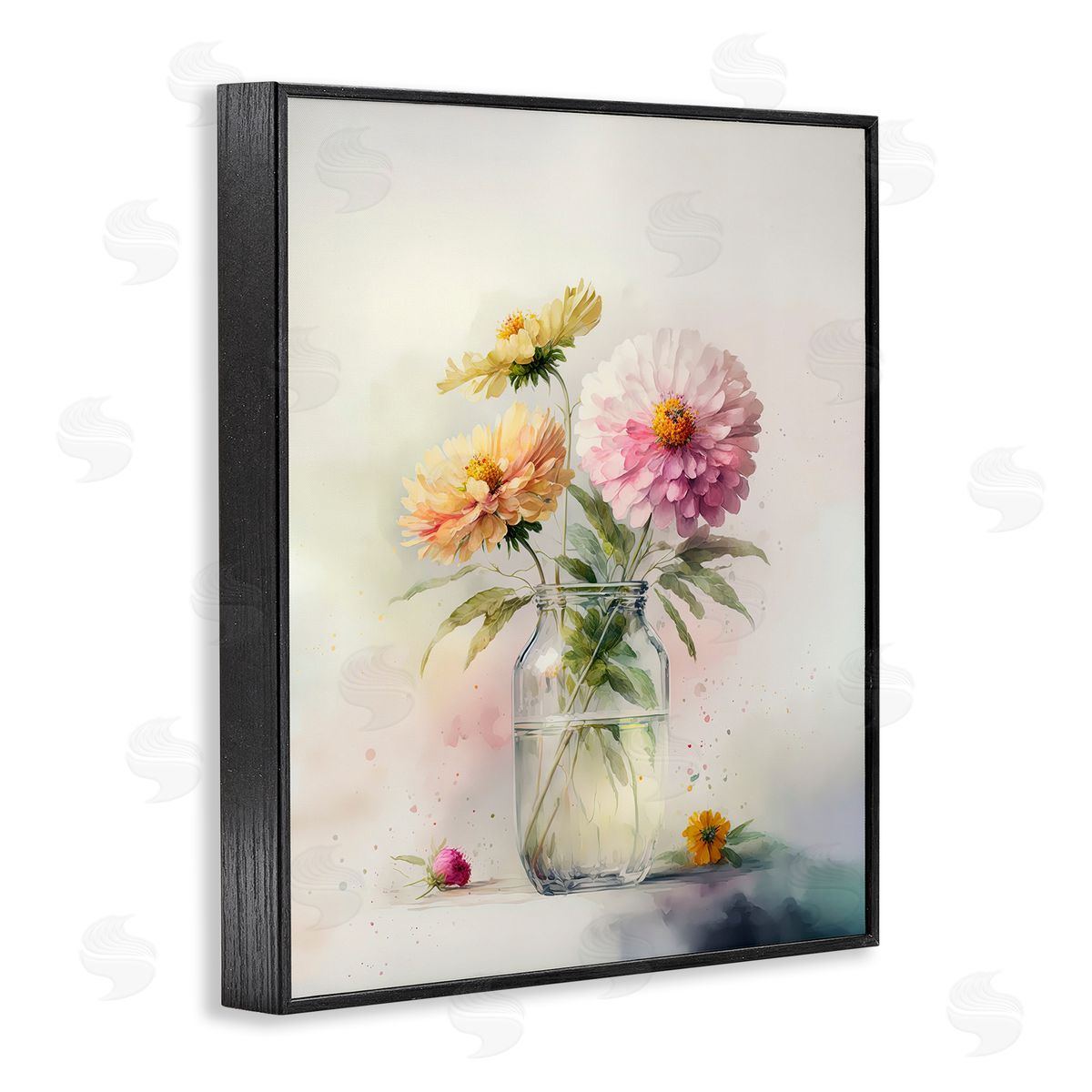 Leah McLean | Pink & Yellow Dahlias