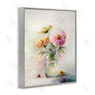 Leah McLean | Pink & Yellow Dahlias