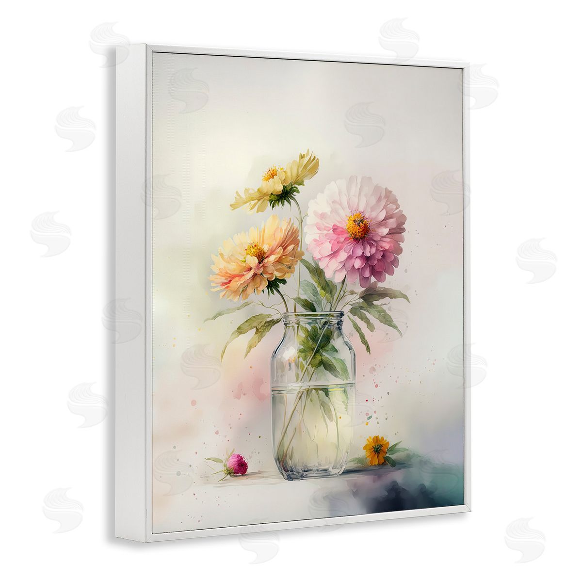 Leah McLean | Pink & Yellow Dahlias