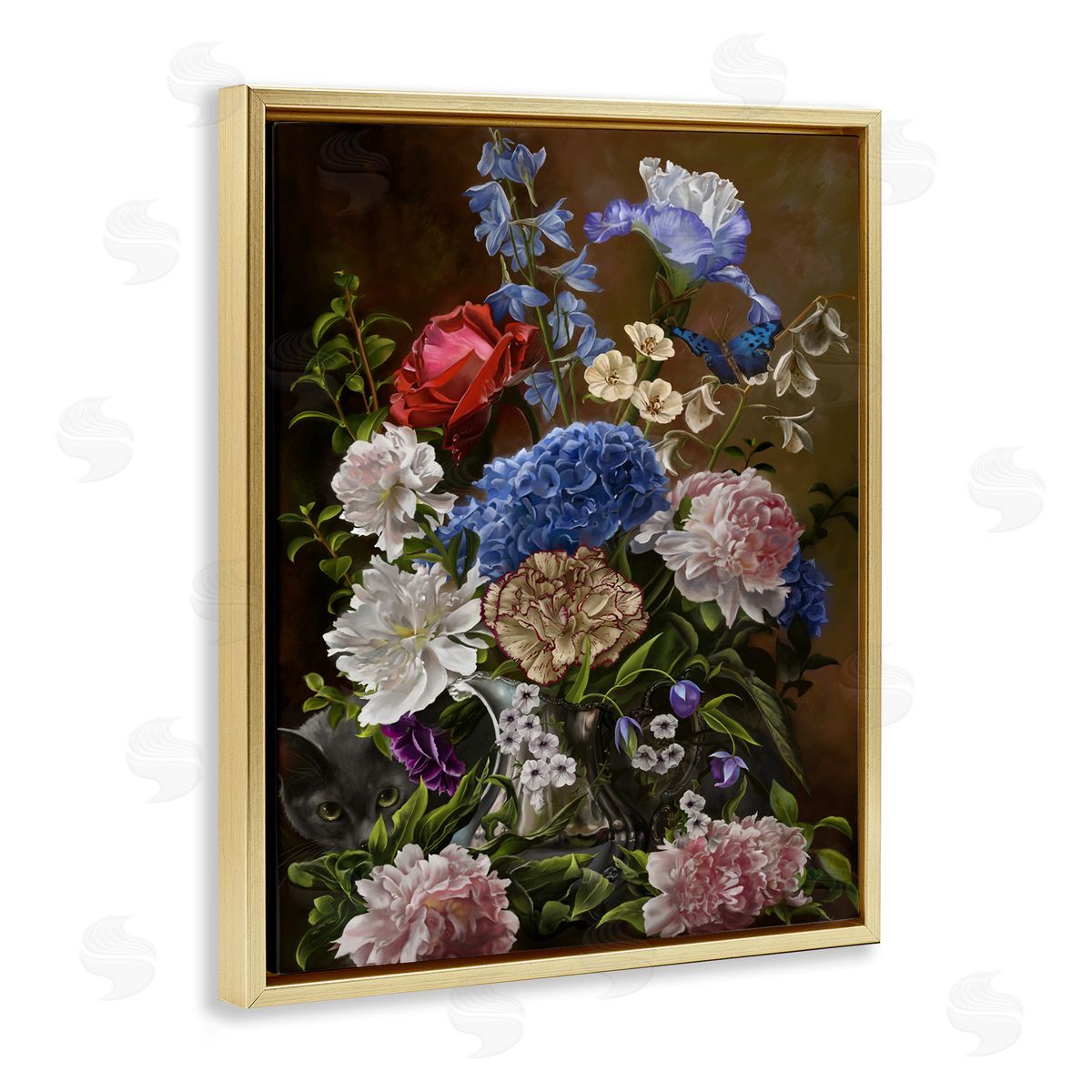 Nene Thomas | Vintage Flowers & Cat